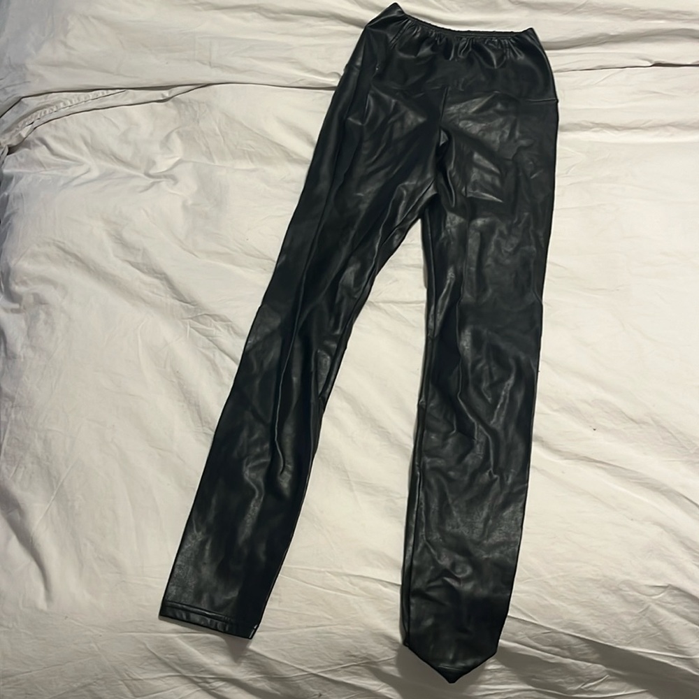 Aritzia Leather Leggings
